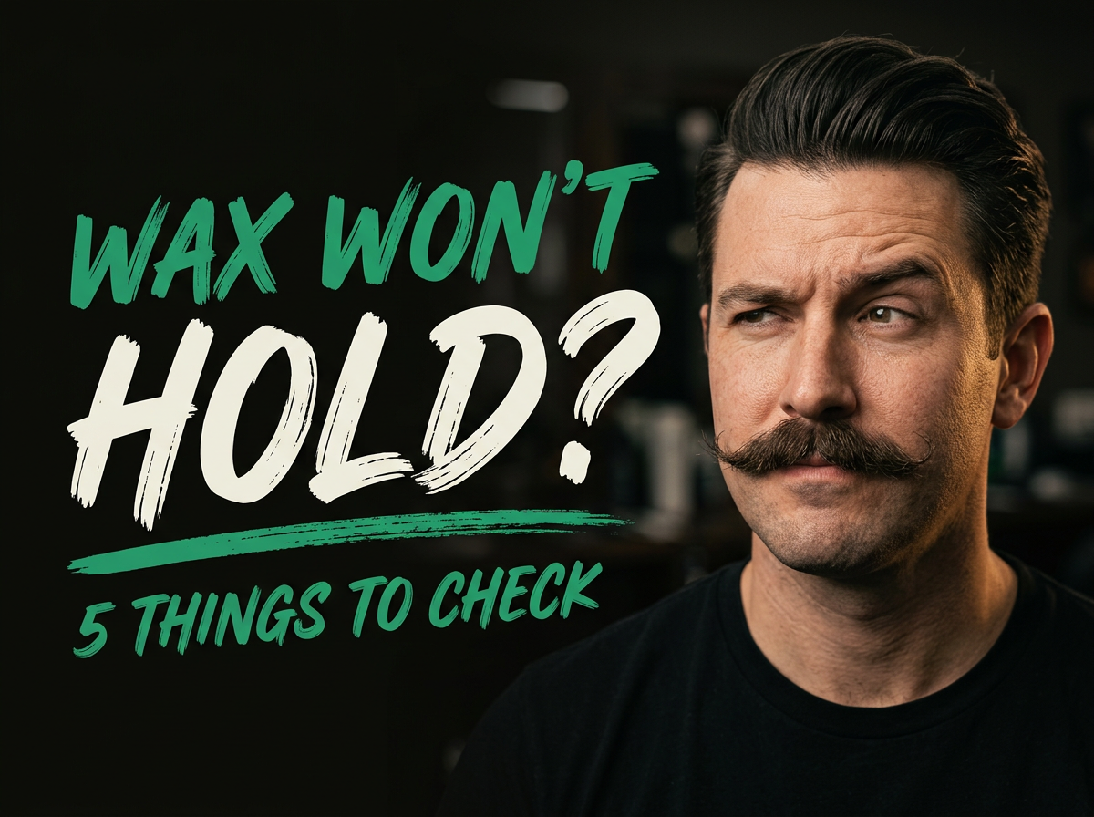 Why Your Moustache Wax Will Not Hold